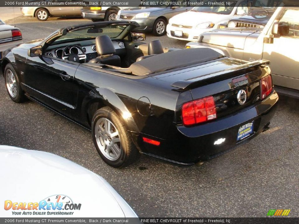 2006 Ford Mustang GT Premium Convertible Black / Dark Charcoal Photo #7
