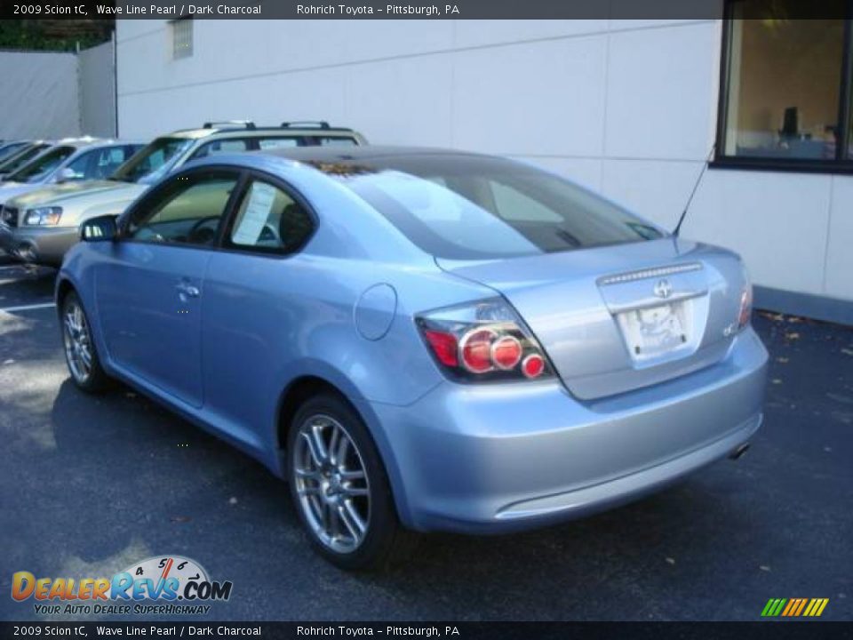 2009 Scion tC Wave Line Pearl / Dark Charcoal Photo #2