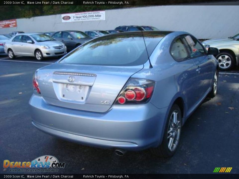 2009 Scion tC Wave Line Pearl / Dark Charcoal Photo #4