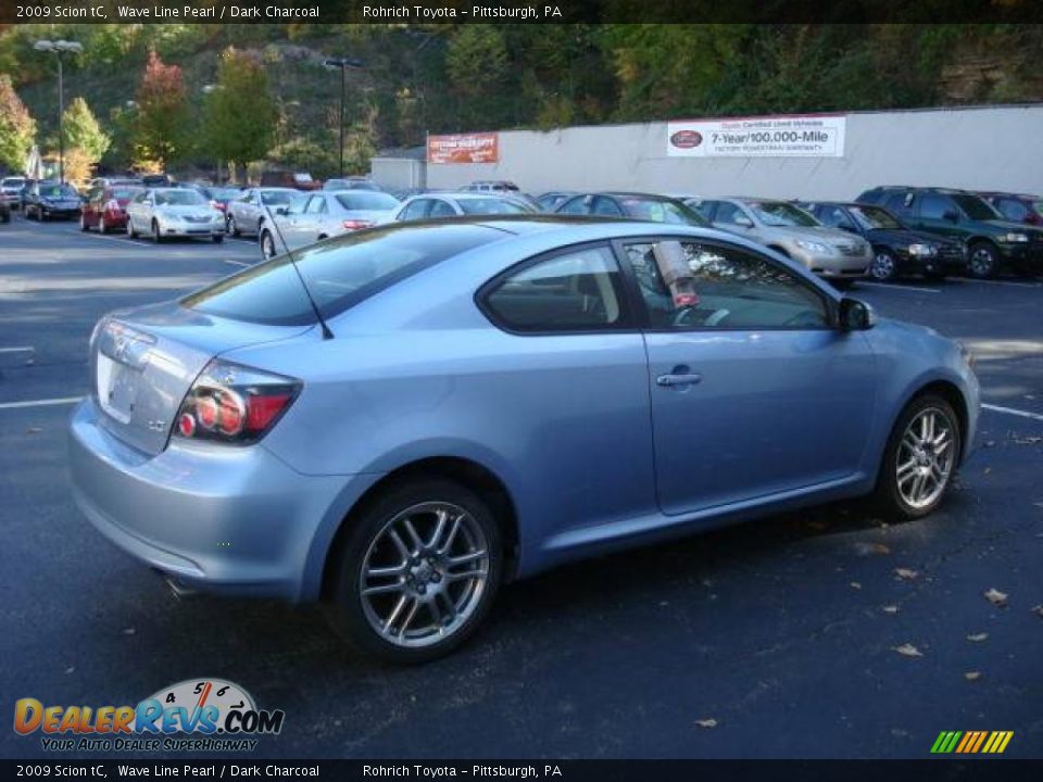 2009 Scion tC Wave Line Pearl / Dark Charcoal Photo #5
