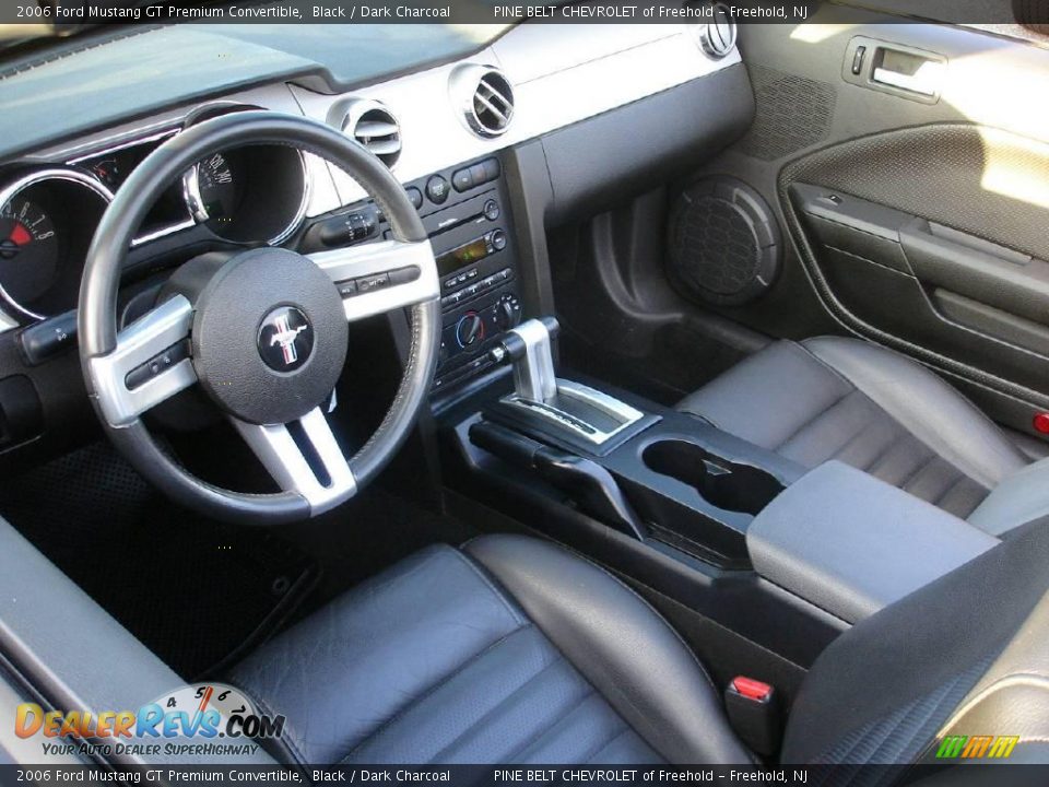 2006 Ford Mustang GT Premium Convertible Black / Dark Charcoal Photo #10