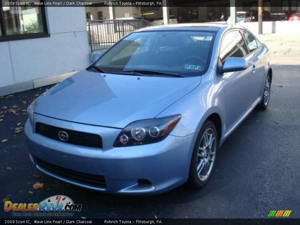 2009 Scion tC Wave Line Pearl / Dark Charcoal Photo #8