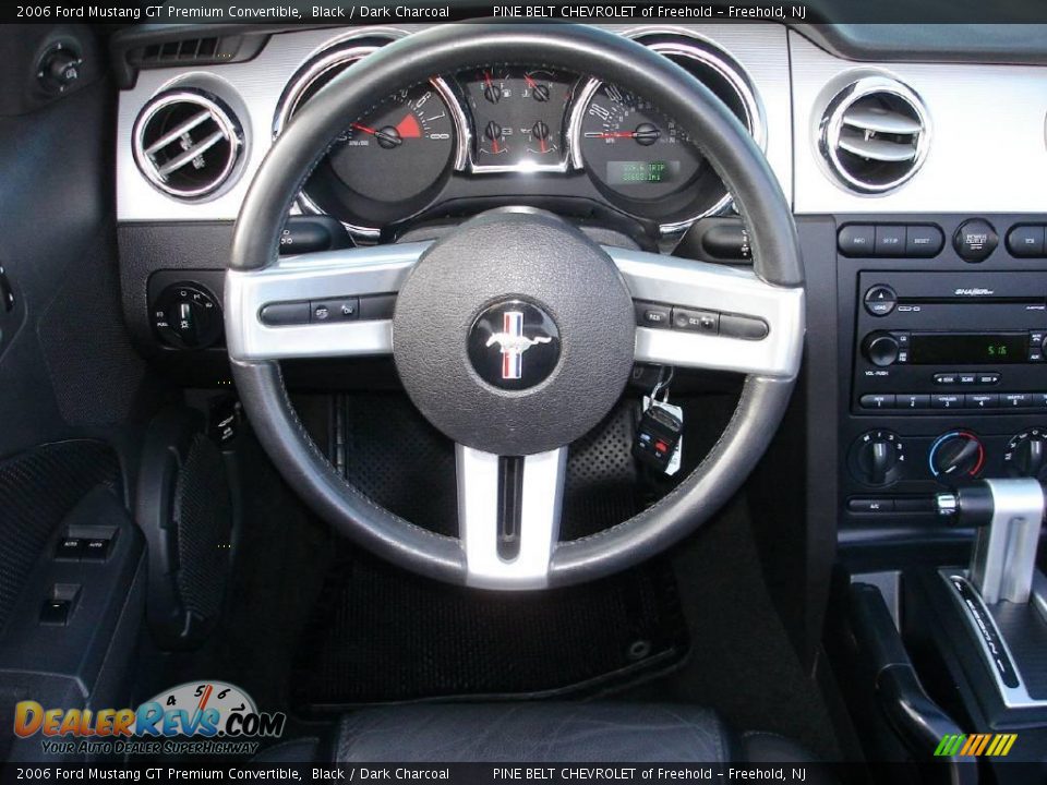 2006 Ford Mustang GT Premium Convertible Black / Dark Charcoal Photo #11