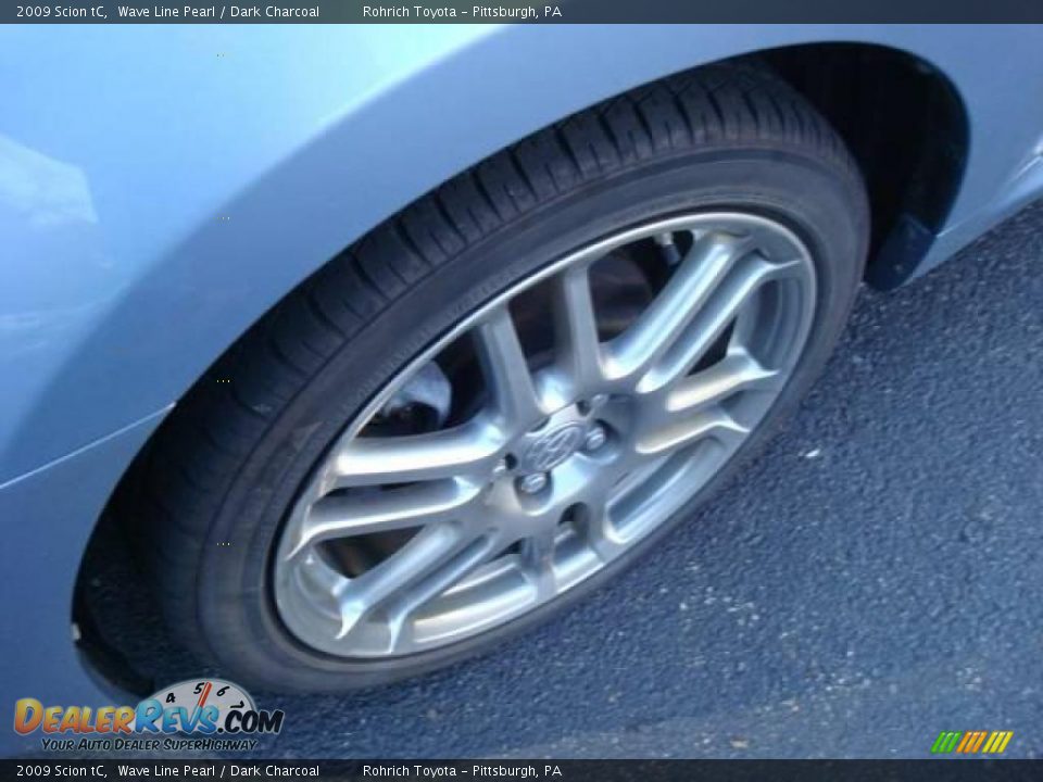 2009 Scion tC Wave Line Pearl / Dark Charcoal Photo #9