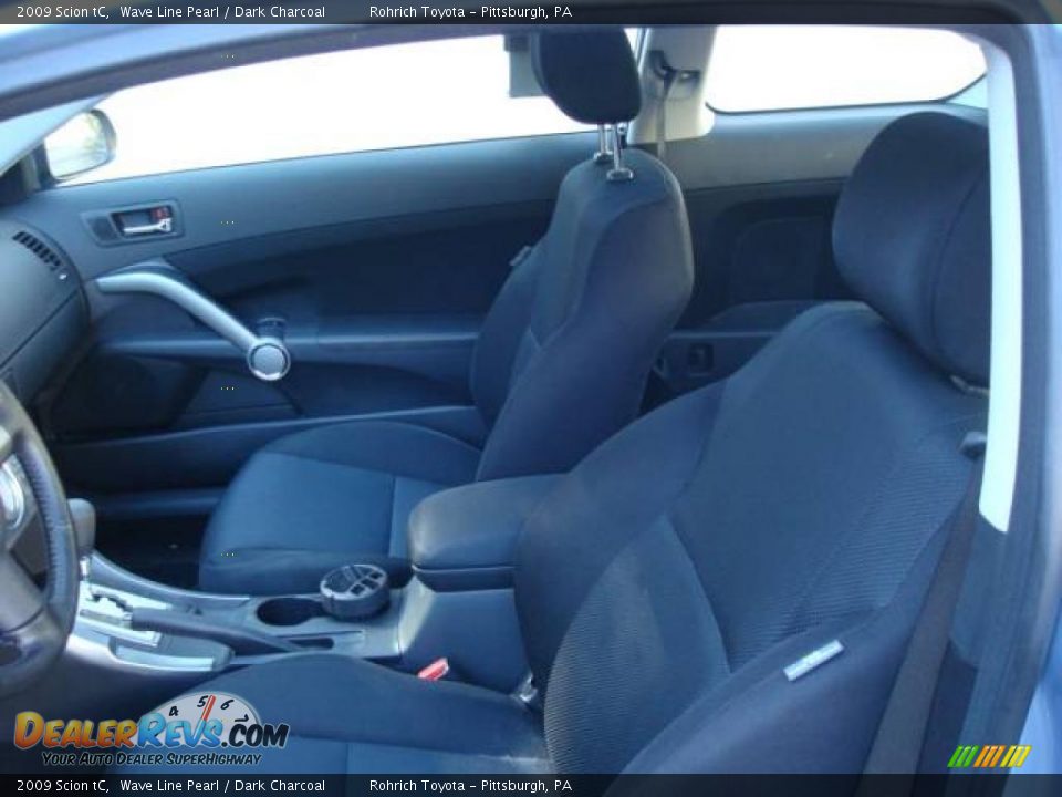 2009 Scion tC Wave Line Pearl / Dark Charcoal Photo #10