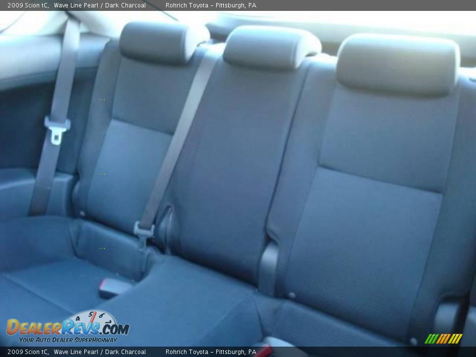 2009 Scion tC Wave Line Pearl / Dark Charcoal Photo #11