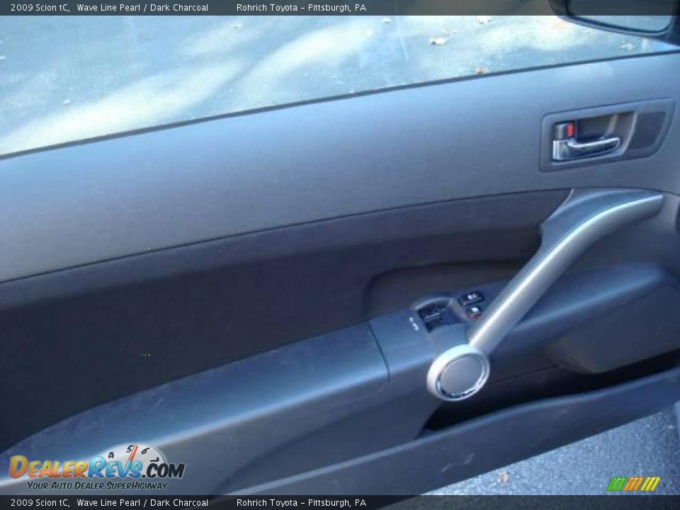 2009 Scion tC Wave Line Pearl / Dark Charcoal Photo #13