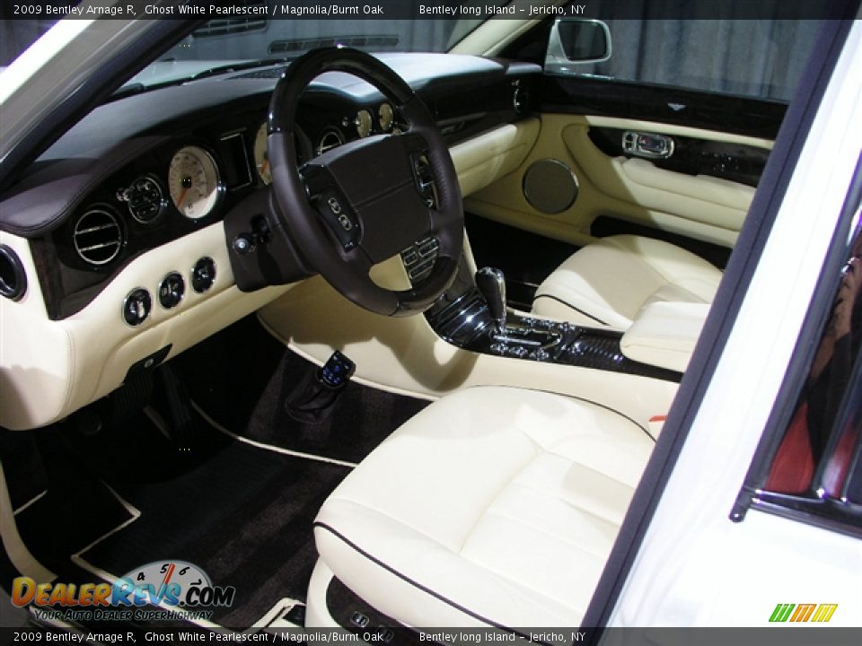 2009 Bentley Arnage R Ghost White Pearlescent / Magnolia/Burnt Oak Photo #6