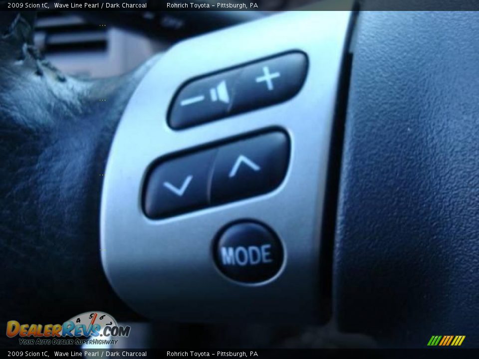 2009 Scion tC Wave Line Pearl / Dark Charcoal Photo #14
