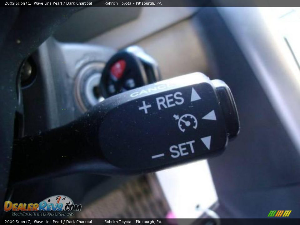 2009 Scion tC Wave Line Pearl / Dark Charcoal Photo #15