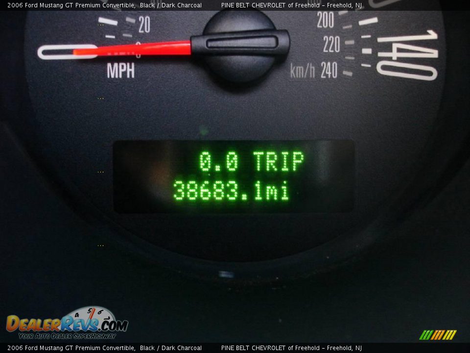 2006 Ford Mustang GT Premium Convertible Black / Dark Charcoal Photo #16