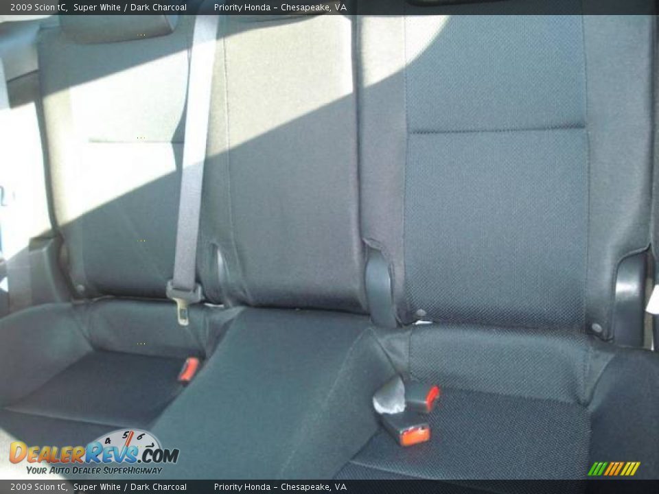 2009 Scion tC Super White / Dark Charcoal Photo #9