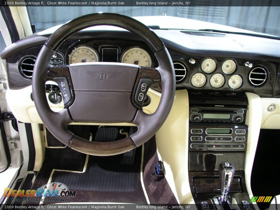 2009 Bentley Arnage R Ghost White Pearlescent / Magnolia/Burnt Oak Photo #7