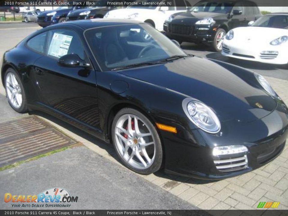 2010 Porsche 911 Carrera 4S Coupe Black / Black Photo #3