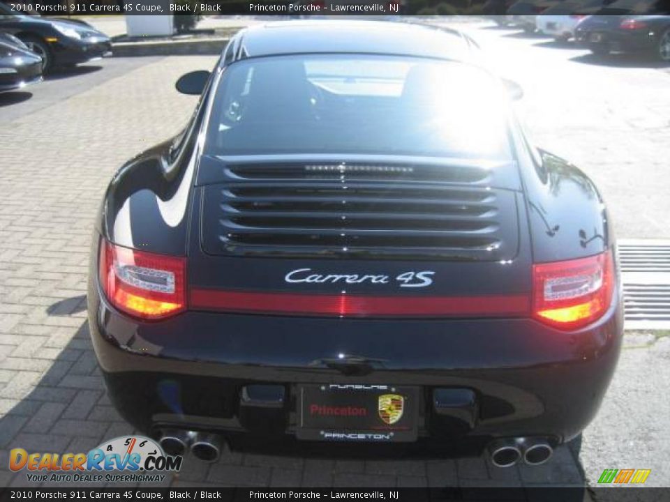 2010 Porsche 911 Carrera 4S Coupe Black / Black Photo #6