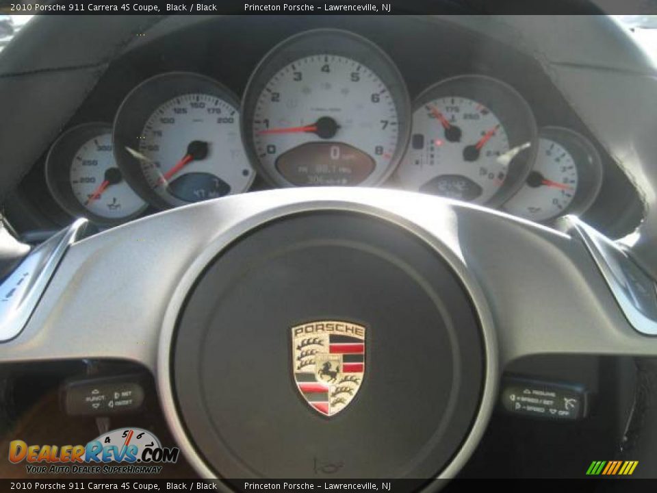 2010 Porsche 911 Carrera 4S Coupe Black / Black Photo #27