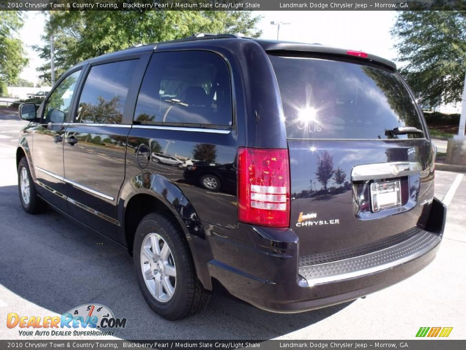 2010 Chrysler Town & Country Touring Blackberry Pearl / Medium Slate Gray/Light Shale Photo #2