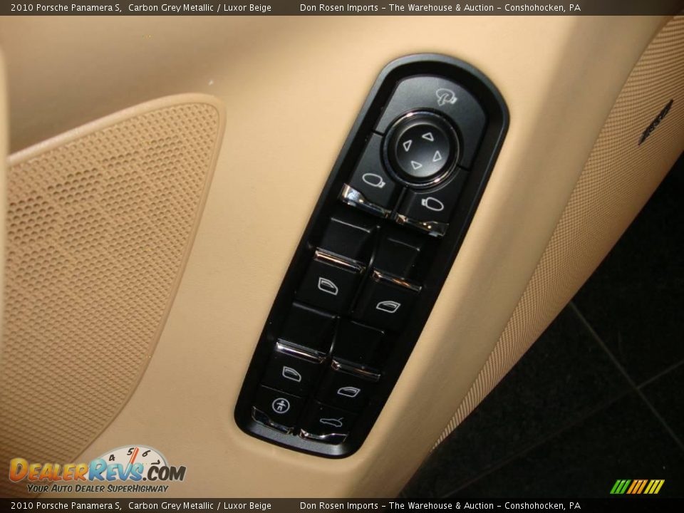 2010 Porsche Panamera S Carbon Grey Metallic / Luxor Beige Photo #13