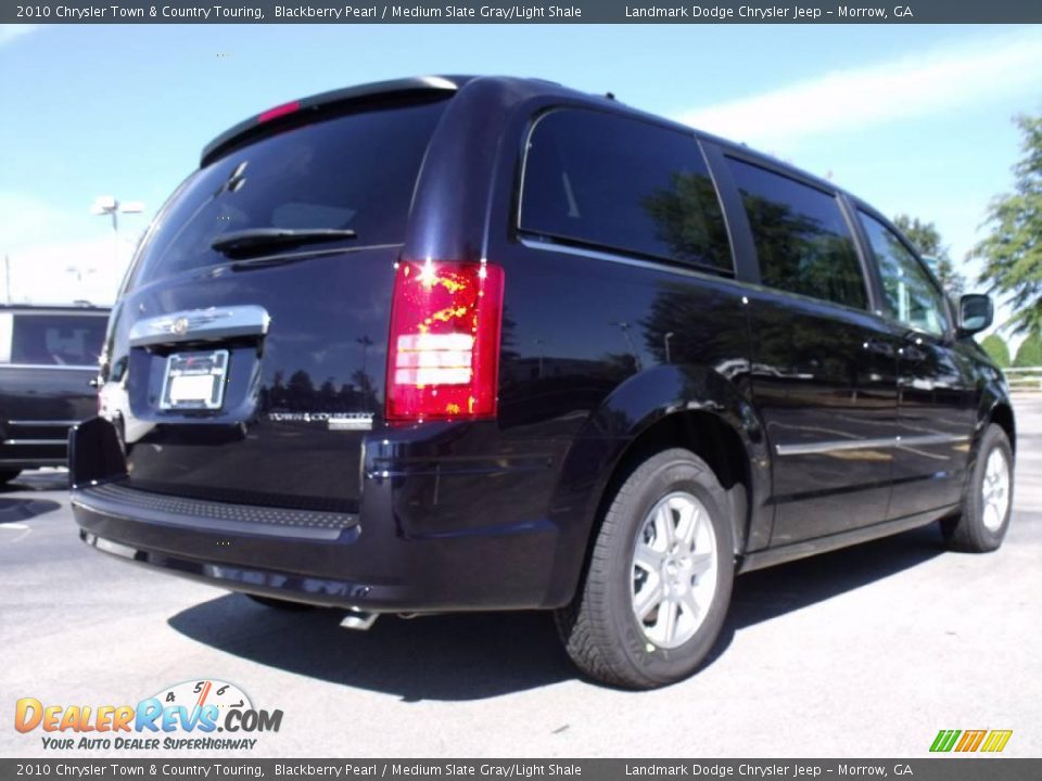 2010 Chrysler Town & Country Touring Blackberry Pearl / Medium Slate Gray/Light Shale Photo #3