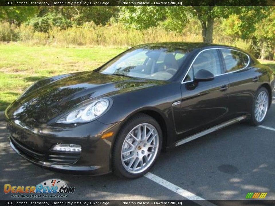 2010 Porsche Panamera S Carbon Grey Metallic / Luxor Beige Photo #1