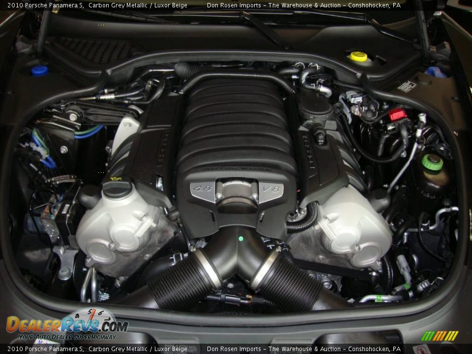 2010 Porsche Panamera S Carbon Grey Metallic / Luxor Beige Photo #26