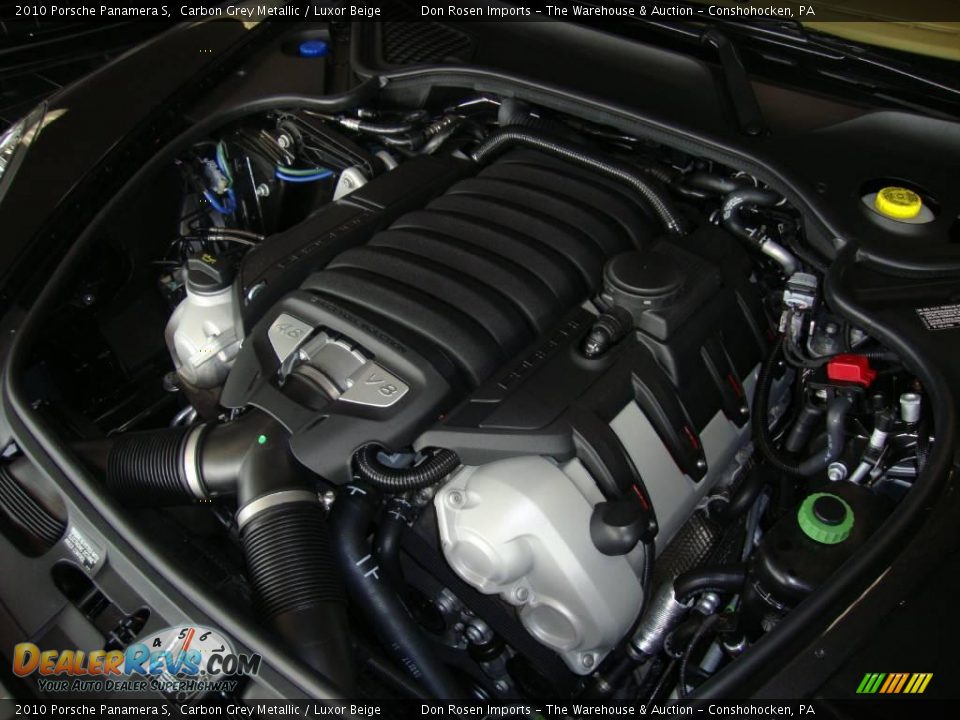 2010 Porsche Panamera S Carbon Grey Metallic / Luxor Beige Photo #27