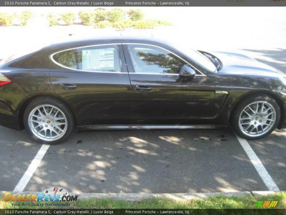 2010 Porsche Panamera S Carbon Grey Metallic / Luxor Beige Photo #4