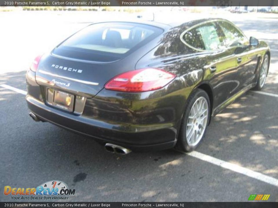 2010 Porsche Panamera S Carbon Grey Metallic / Luxor Beige Photo #5