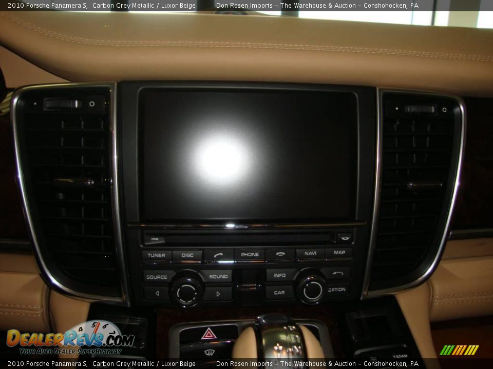 2010 Porsche Panamera S Carbon Grey Metallic / Luxor Beige Photo #30