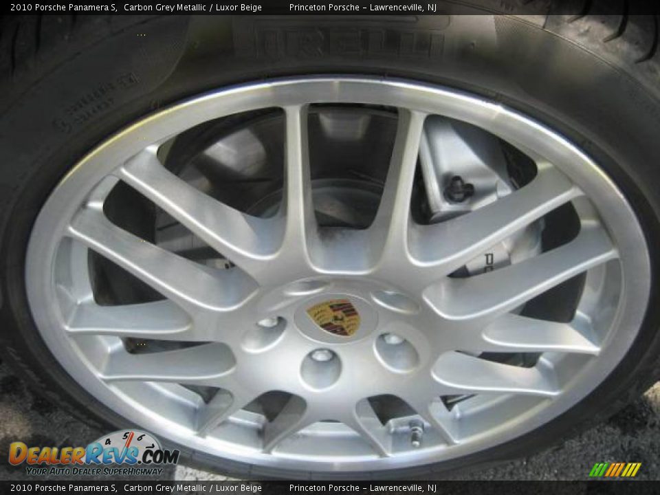 2010 Porsche Panamera S Carbon Grey Metallic / Luxor Beige Photo #10