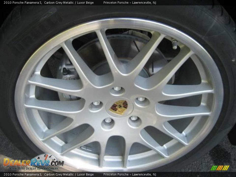 2010 Porsche Panamera S Carbon Grey Metallic / Luxor Beige Photo #11