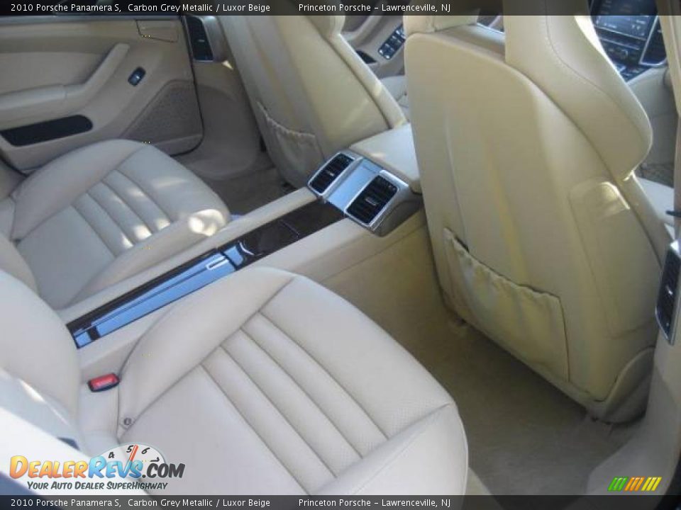 2010 Porsche Panamera S Carbon Grey Metallic / Luxor Beige Photo #18