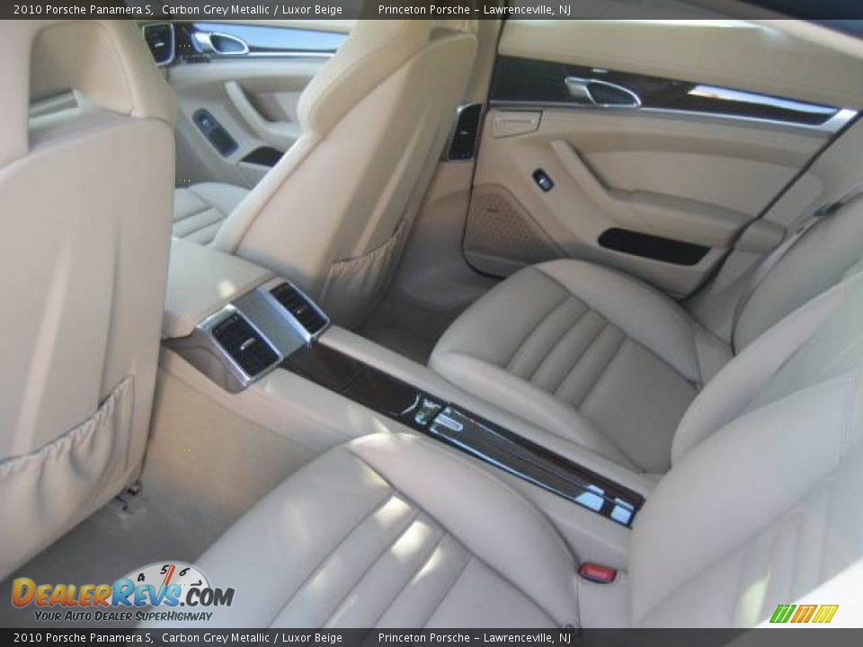 2010 Porsche Panamera S Carbon Grey Metallic / Luxor Beige Photo #20