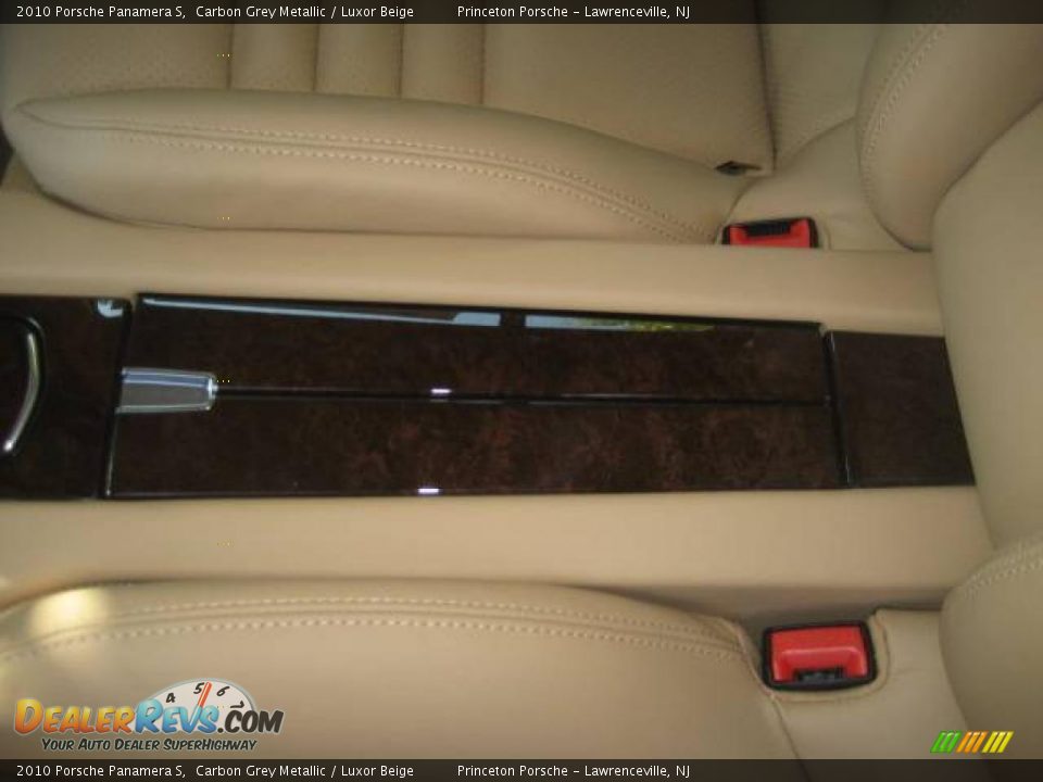 2010 Porsche Panamera S Carbon Grey Metallic / Luxor Beige Photo #22
