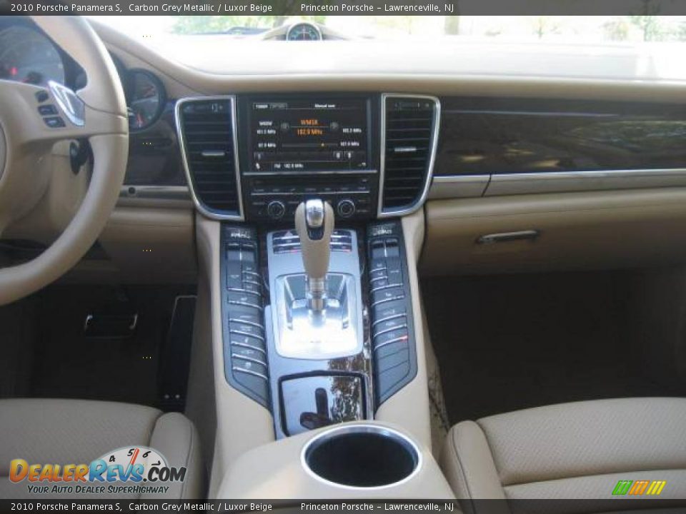 2010 Porsche Panamera S Carbon Grey Metallic / Luxor Beige Photo #23