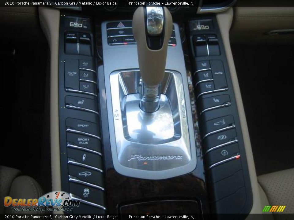 2010 Porsche Panamera S Carbon Grey Metallic / Luxor Beige Photo #26
