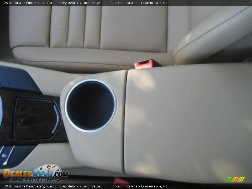 2010 Porsche Panamera S Carbon Grey Metallic / Luxor Beige Photo #27