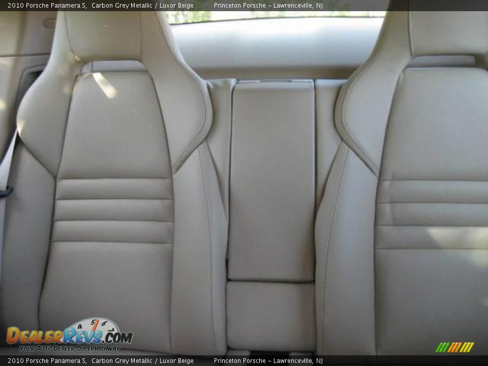 2010 Porsche Panamera S Carbon Grey Metallic / Luxor Beige Photo #30