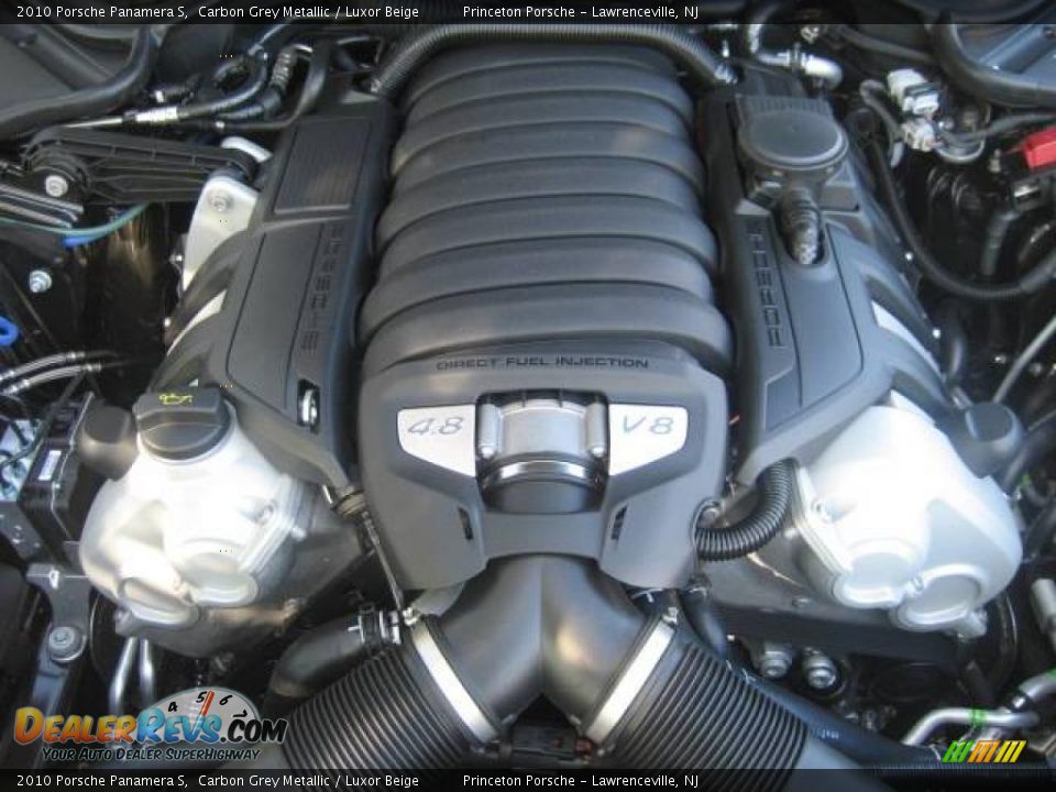 2010 Porsche Panamera S Carbon Grey Metallic / Luxor Beige Photo #33