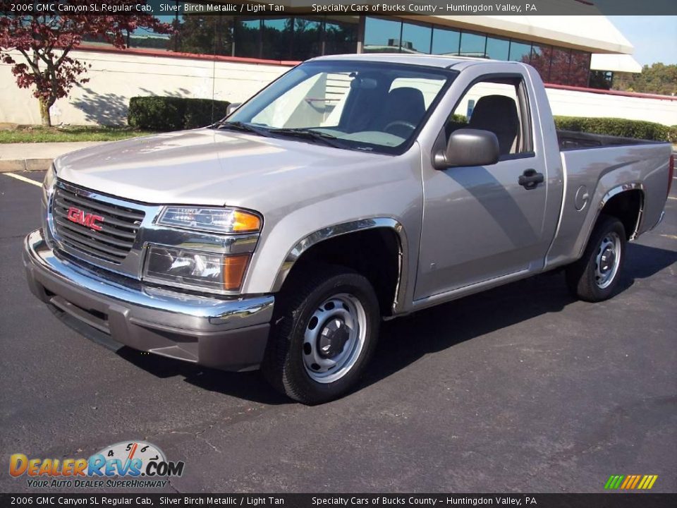 2006 GMC Canyon SL Regular Cab Silver Birch Metallic / Light Tan Photo #1