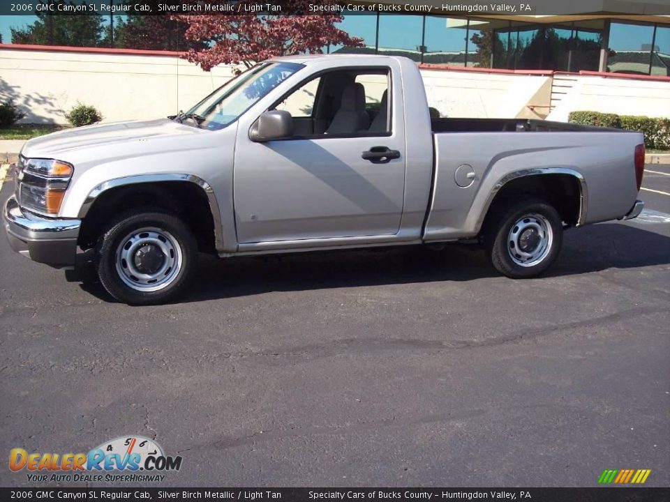 2006 GMC Canyon SL Regular Cab Silver Birch Metallic / Light Tan Photo #2