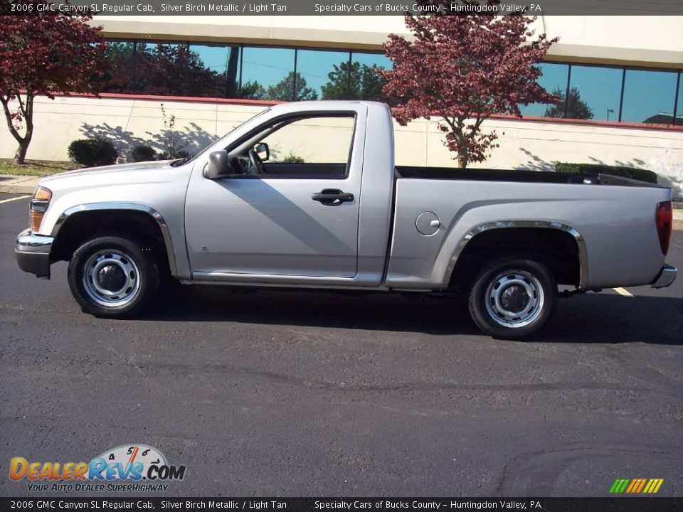 2006 GMC Canyon SL Regular Cab Silver Birch Metallic / Light Tan Photo #3