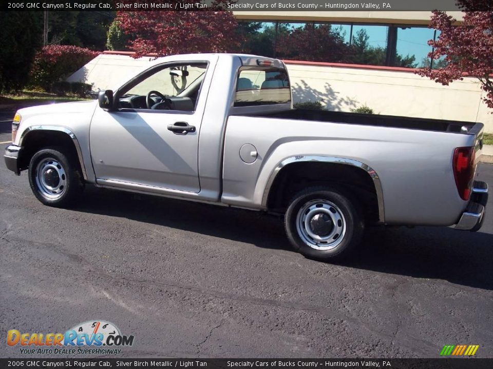 2006 GMC Canyon SL Regular Cab Silver Birch Metallic / Light Tan Photo #4