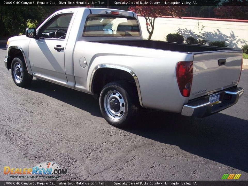 2006 GMC Canyon SL Regular Cab Silver Birch Metallic / Light Tan Photo #5
