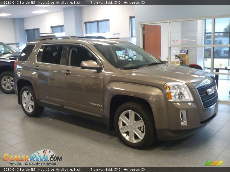 2010 GMC Terrain SLT Mocha Steel Metallic / Jet Black Photo #1