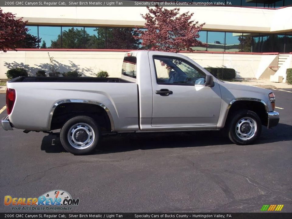 2006 GMC Canyon SL Regular Cab Silver Birch Metallic / Light Tan Photo #11