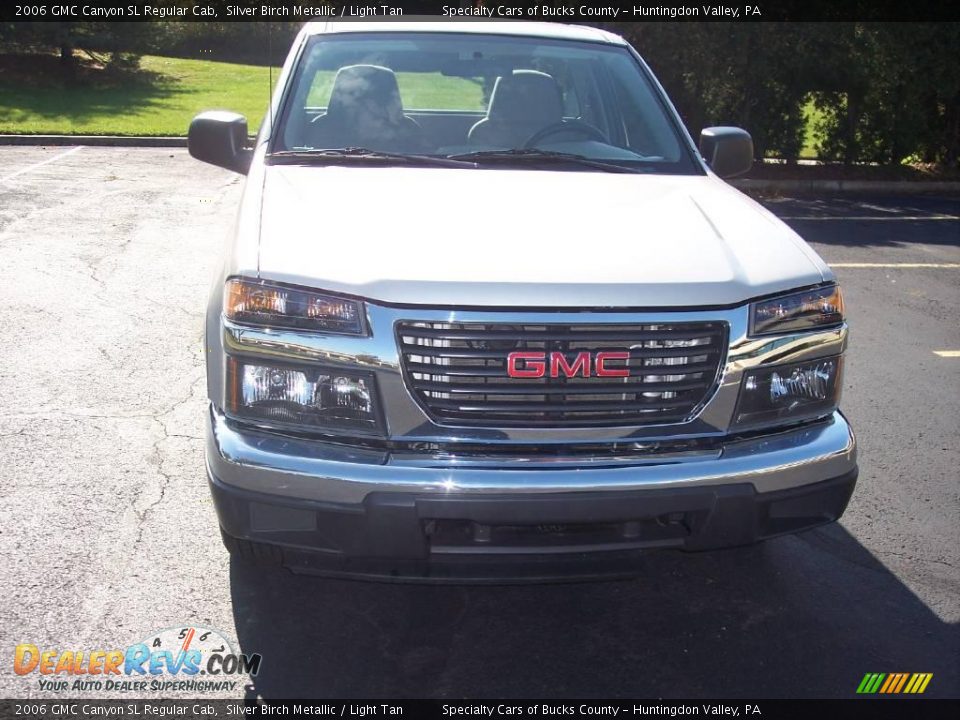2006 GMC Canyon SL Regular Cab Silver Birch Metallic / Light Tan Photo #15