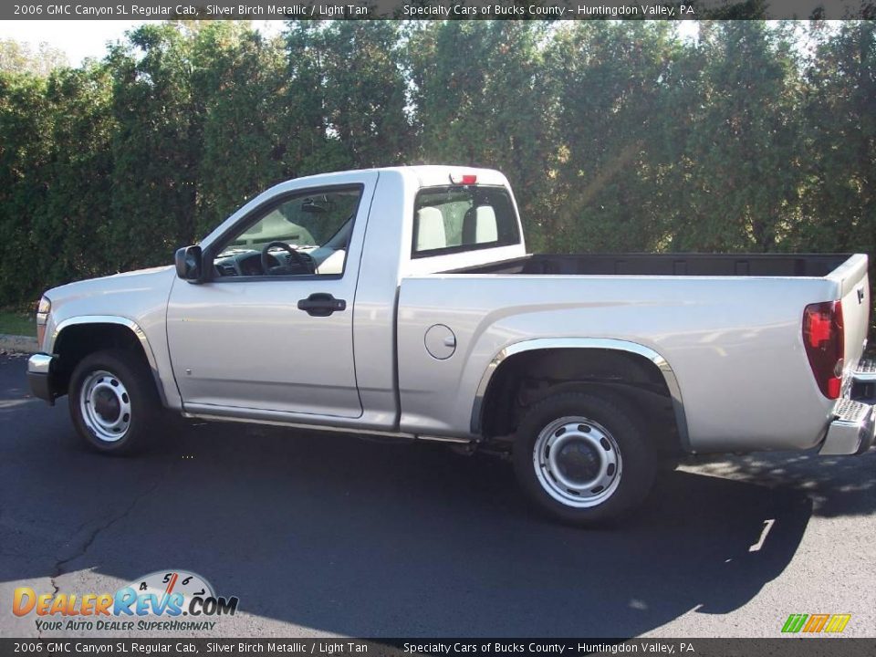 2006 GMC Canyon SL Regular Cab Silver Birch Metallic / Light Tan Photo #17