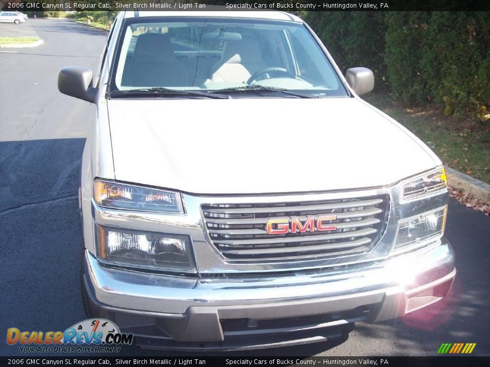 2006 GMC Canyon SL Regular Cab Silver Birch Metallic / Light Tan Photo #20