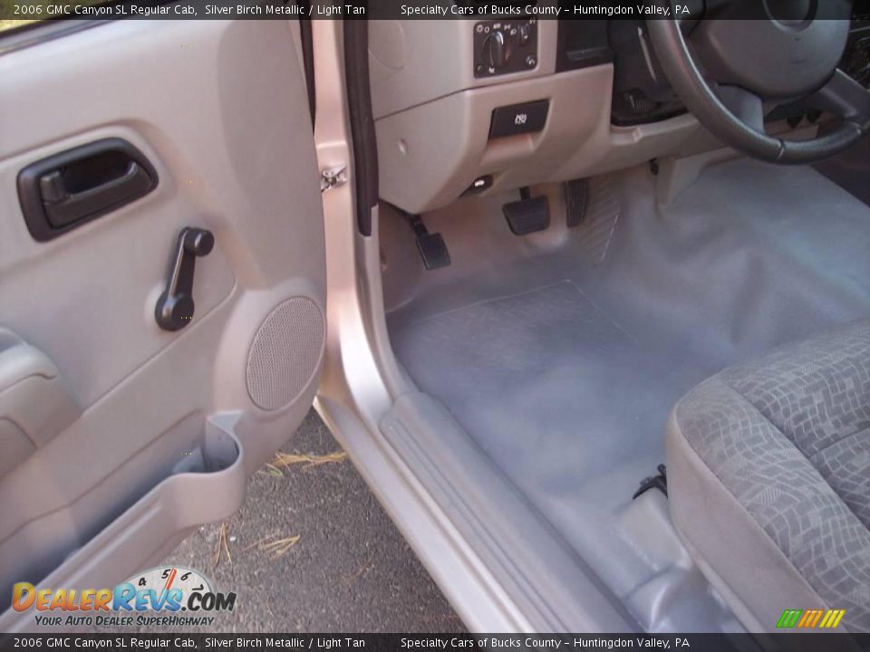 2006 GMC Canyon SL Regular Cab Silver Birch Metallic / Light Tan Photo #24